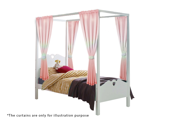 Holly Four Poster Single Bed Frame